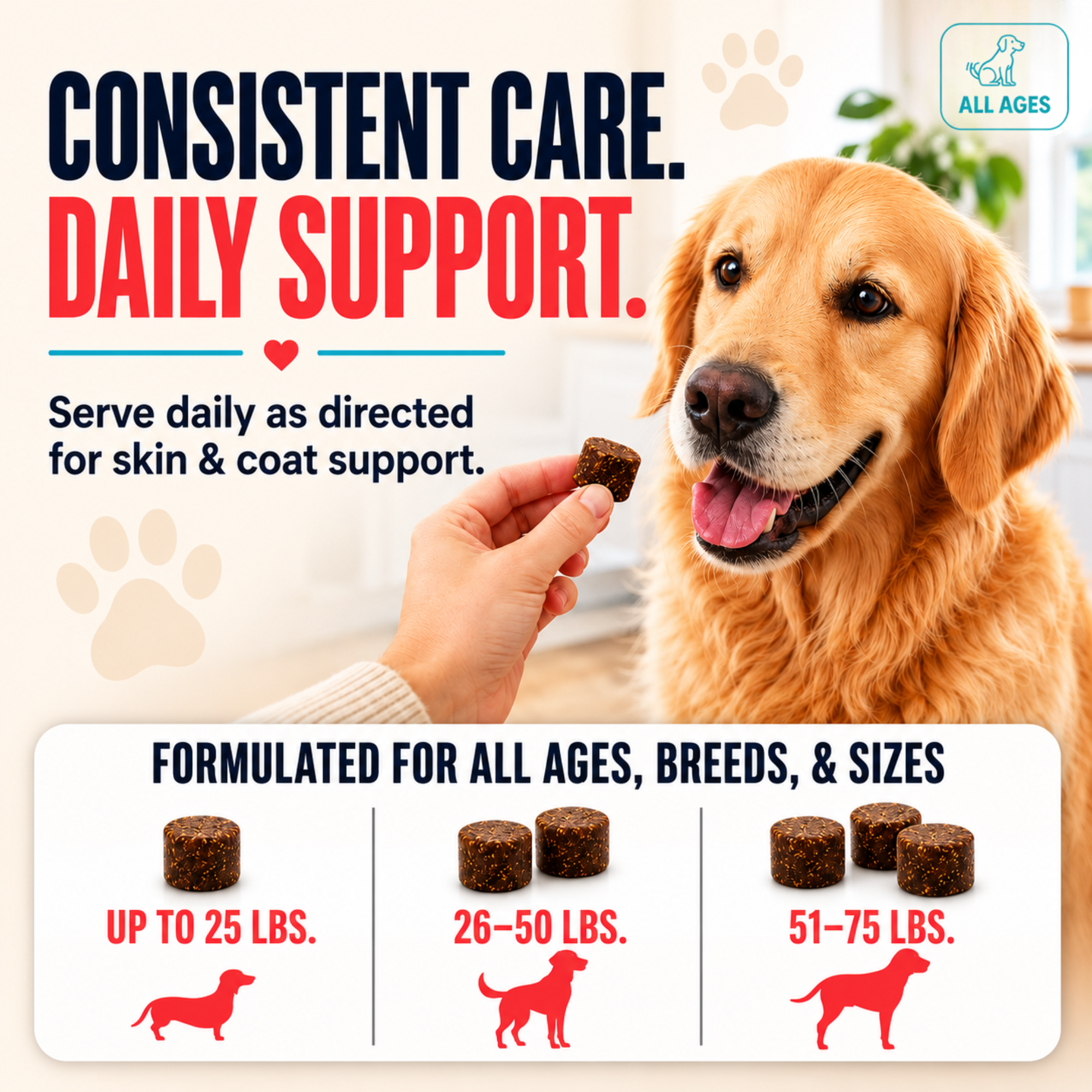 Prime Coat Soft Chews for Skin & Coat
