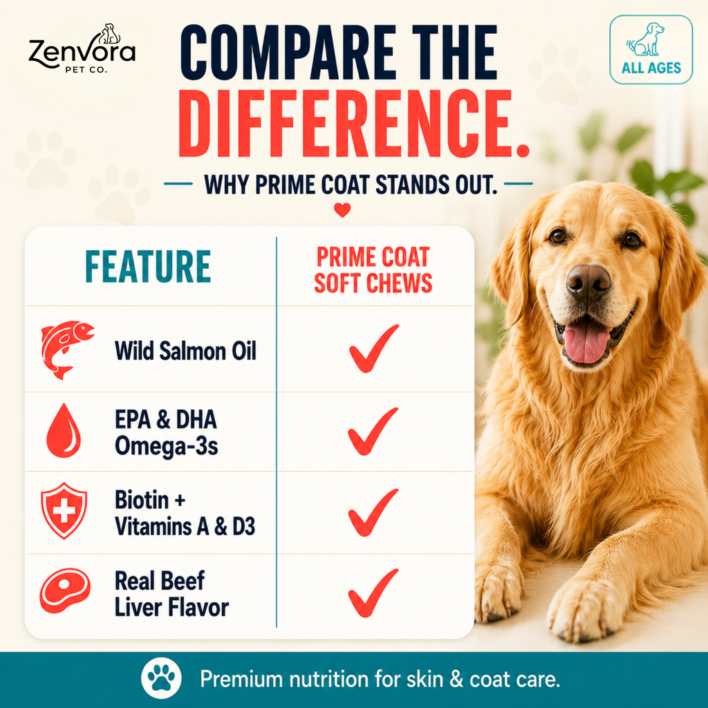 Prime Coat Soft Chews for Skin & Coat