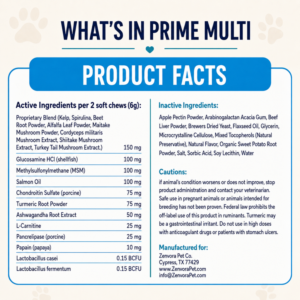Prime Multi Soft Chew Multivitamin