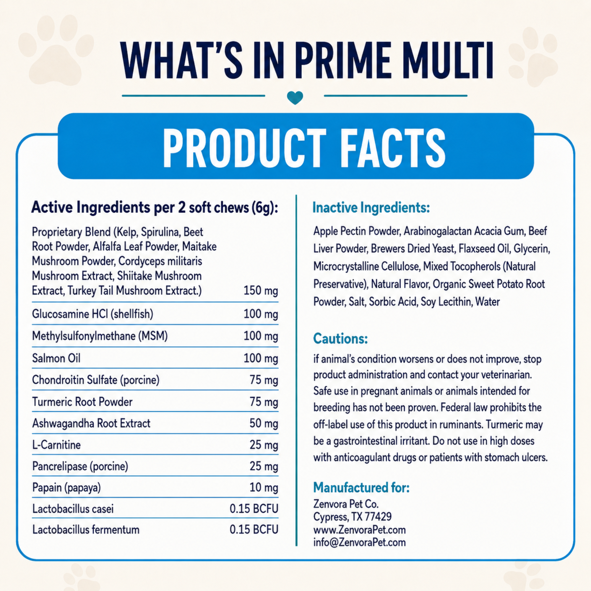 Prime Multi Soft Chew Multivitamin